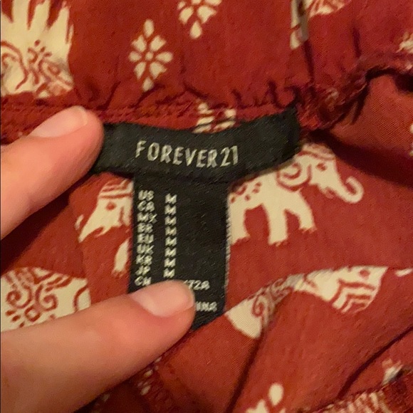 Forever 21 Red Elephant Shorts - Picture 5 of 5